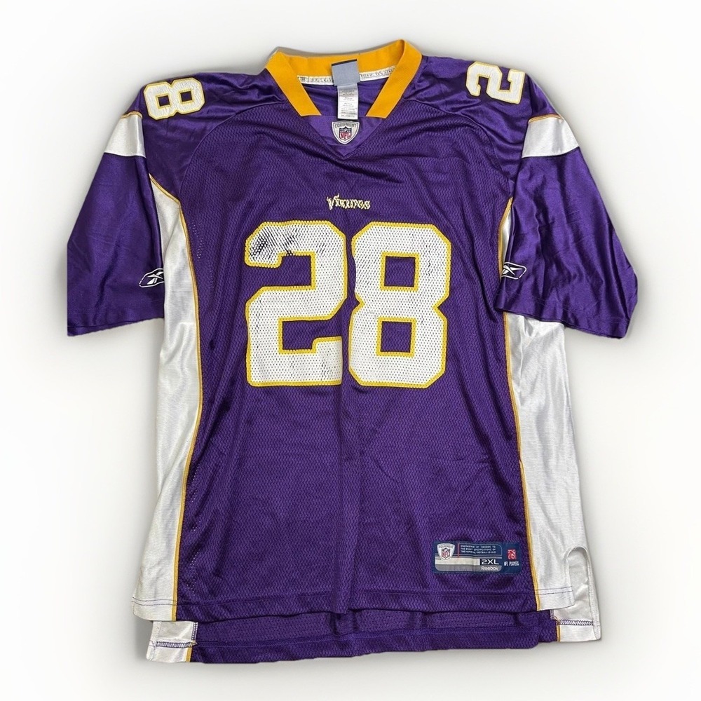 Vintage Reebok NFL Minnesota Vikings Adrian Peterson #28 Jersey 2XL